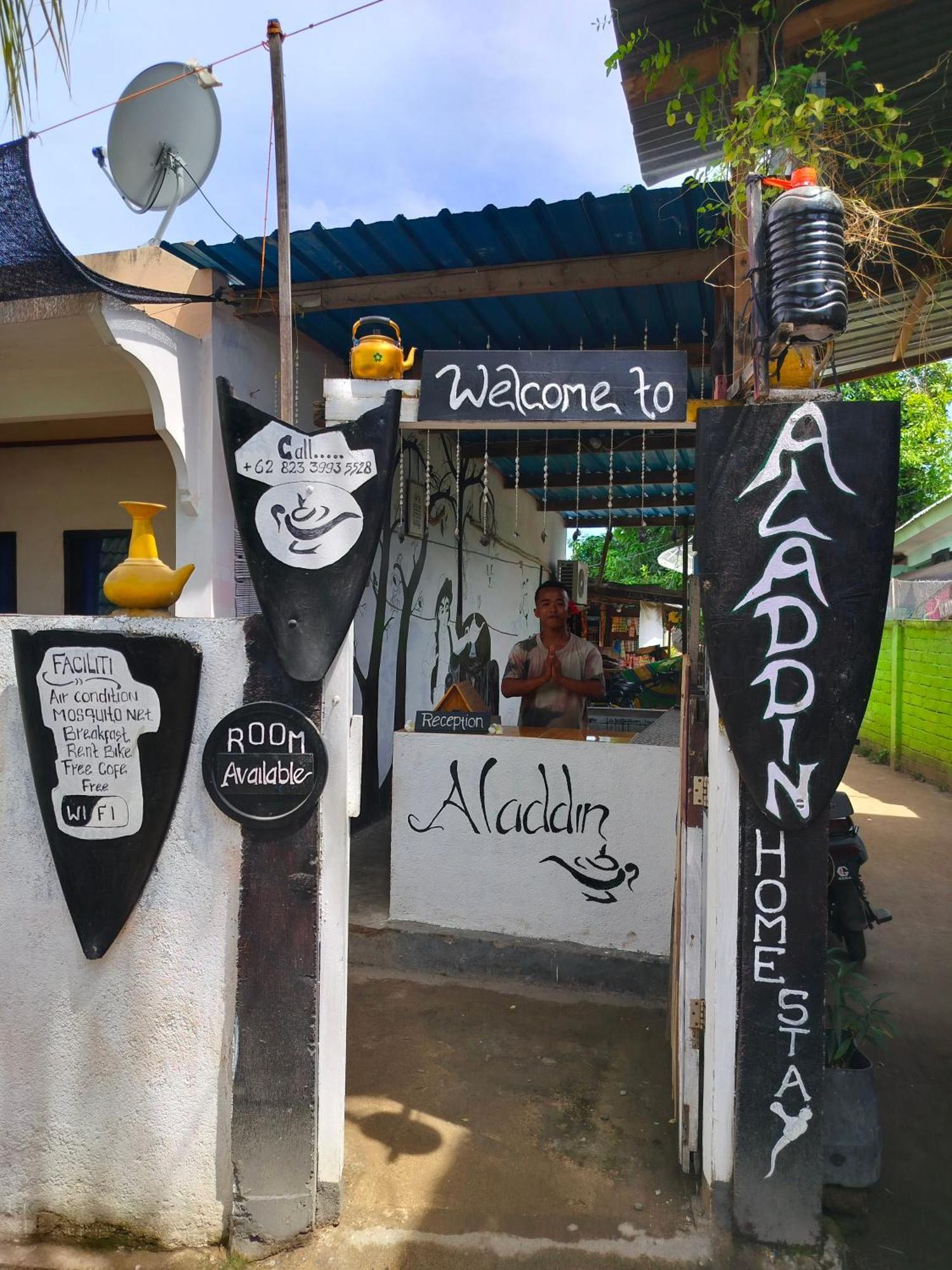 Aladdin Homestay Gili Air Ngoại thất bức ảnh